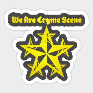 CrymeScene Sticker